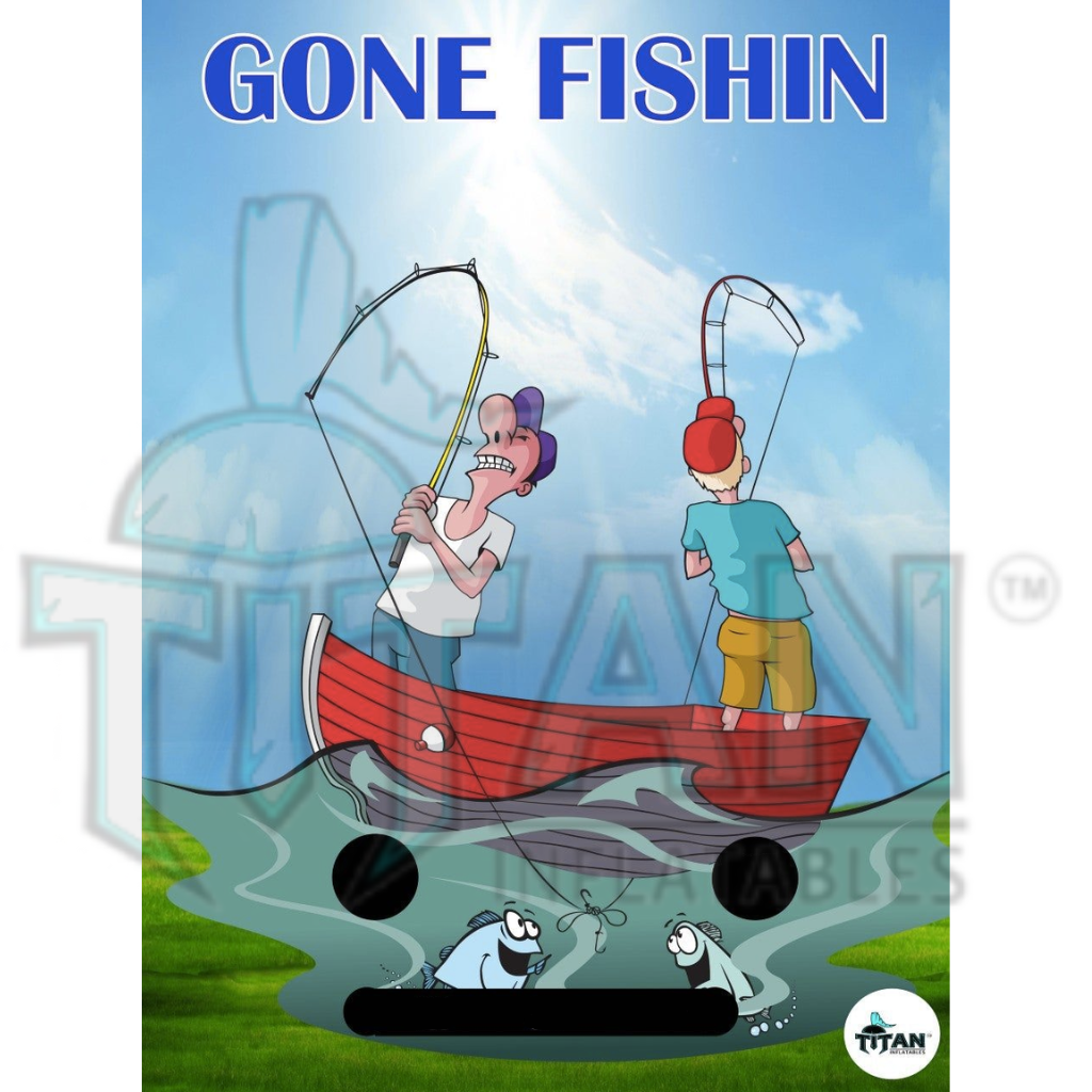 Gone Fishin | TitanInflatables.com | Murfreesboro, TN, image size:1024x1024