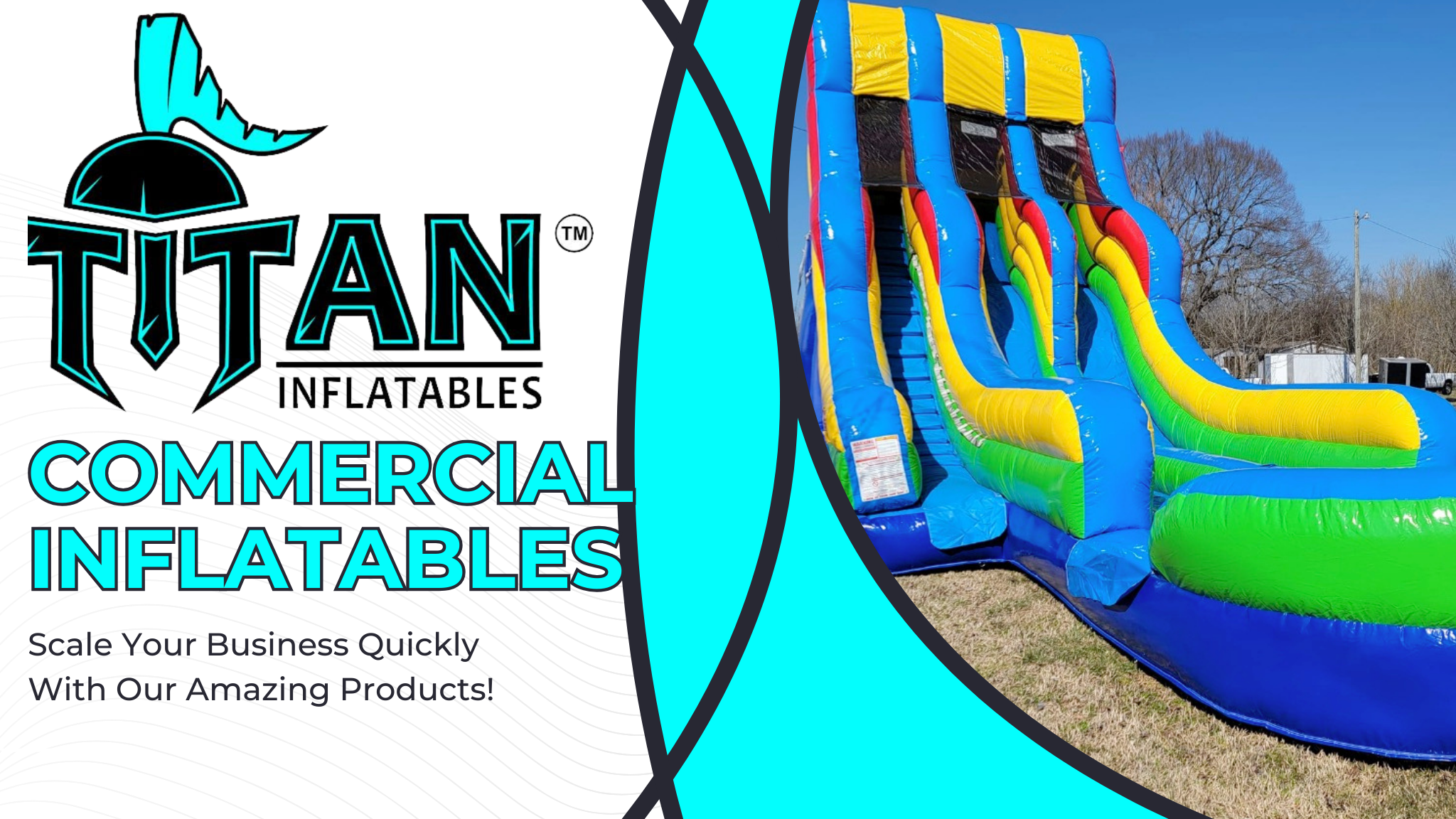 Commercial inflatable water online slides
