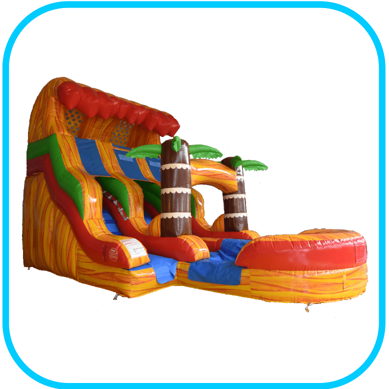 16ft Lava Plummet DL Slide - Titan Inflatables