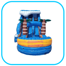 Load image into Gallery viewer, 18&#39; Blue Plummet DL Slide - Titan Inflatables
