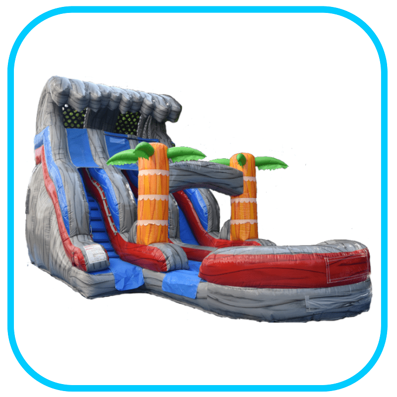 18' Limestone Plummet DL Slide - Titan Inflatables